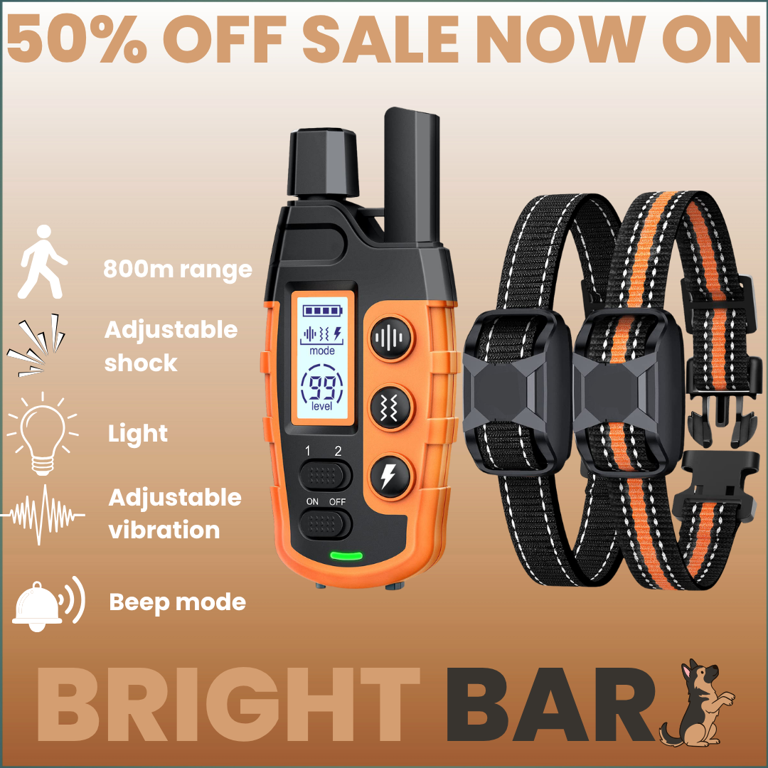 Bright Bark dog training collar