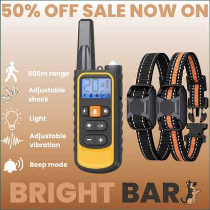 Bright Bark dog training collar