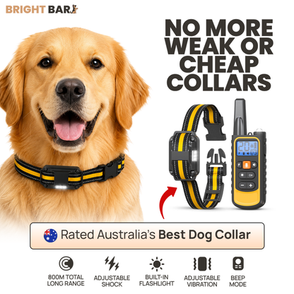 Bright Bark Dog Training Collar- 50% SALE NOW LIVE