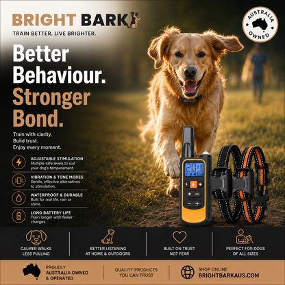 Bright Bark Dog Training Collar- 50% SALE NOW LIVE