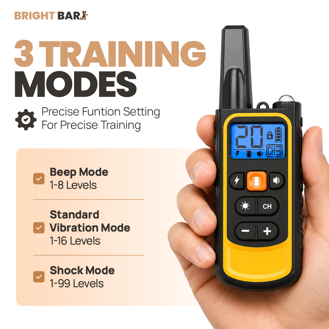 Bright Bark Dog Training Collar- 50% SALE NOW LIVE