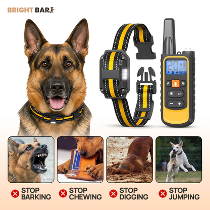 Bright Bark Dog Training Collar- 50% SALE NOW LIVE